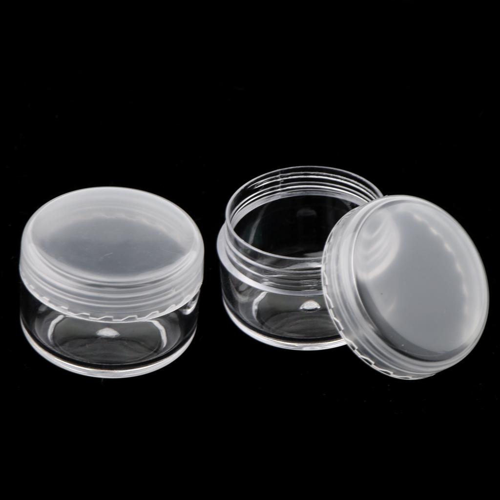 Small Plastic Cosmetic Cream Jars Pots Empty Cosmetic Containers with Lids 5g