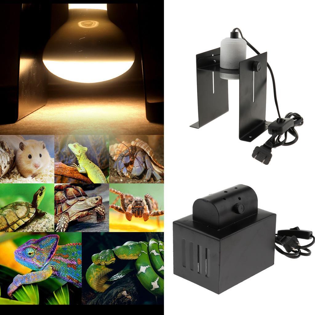 Ceramic Lamp Holder Reptile Heating Lamp Shade For Vivarium Reptile