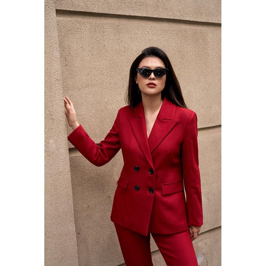 Áo Blazer kiểu 4 cúc màu đỏ 2NDDATE BL028R