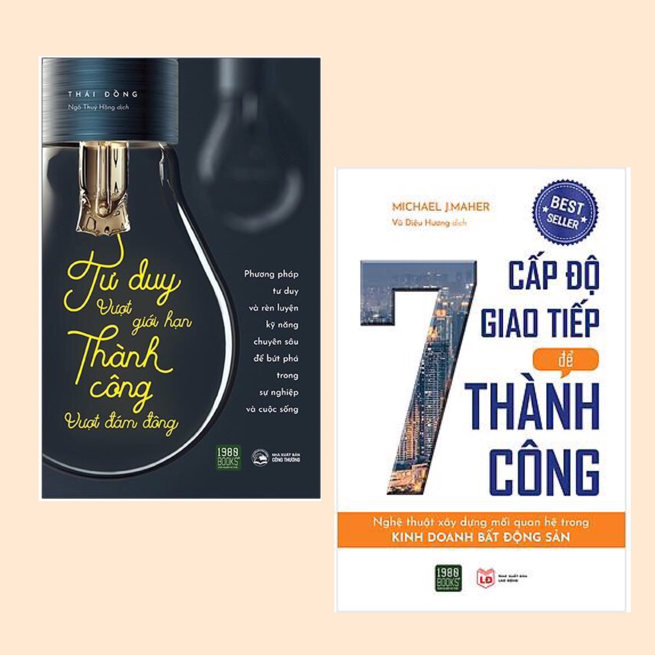 Combo Sách Kỹ Năng Sống Để Thành Công: Tư Duy Vượt Giới Hạn, Thành Công Vượt Đám Đông + Bảy Cấp Độ Giao Tiếp Để Thành Công / Nghệ Thuật Xây Dựng Mối Quan Hệ Trong Kinh Doanh