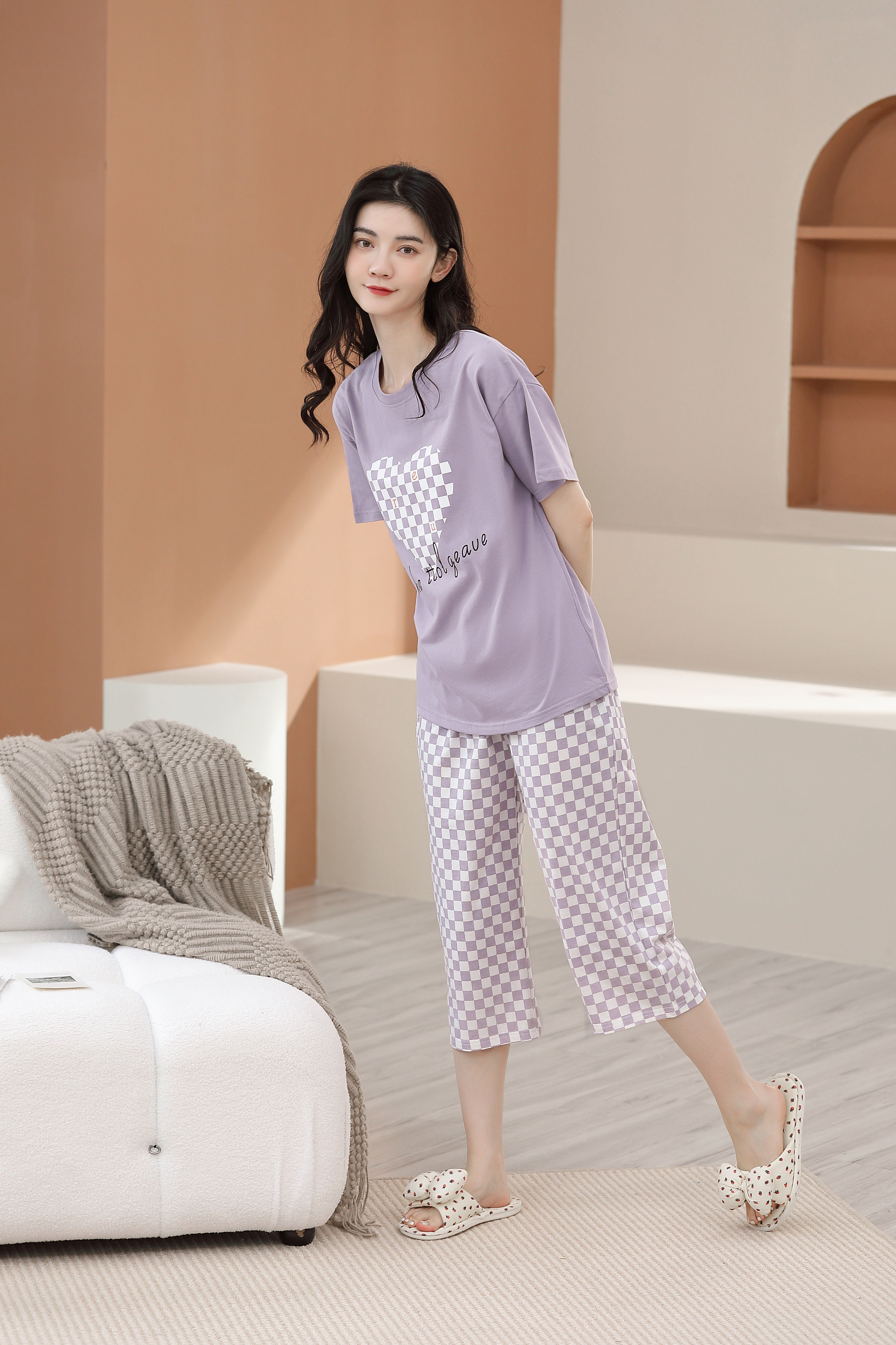 Quần áo mặc nhà cotton 5645