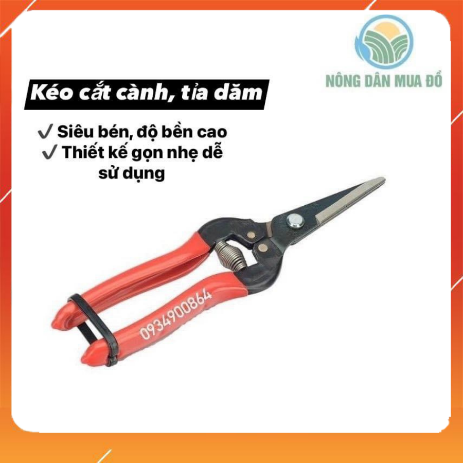 Kéo cắt cành Hàn Quốc P-170 chuyên dùng cắt tỉa cành cây, bonsai, hoa hồng