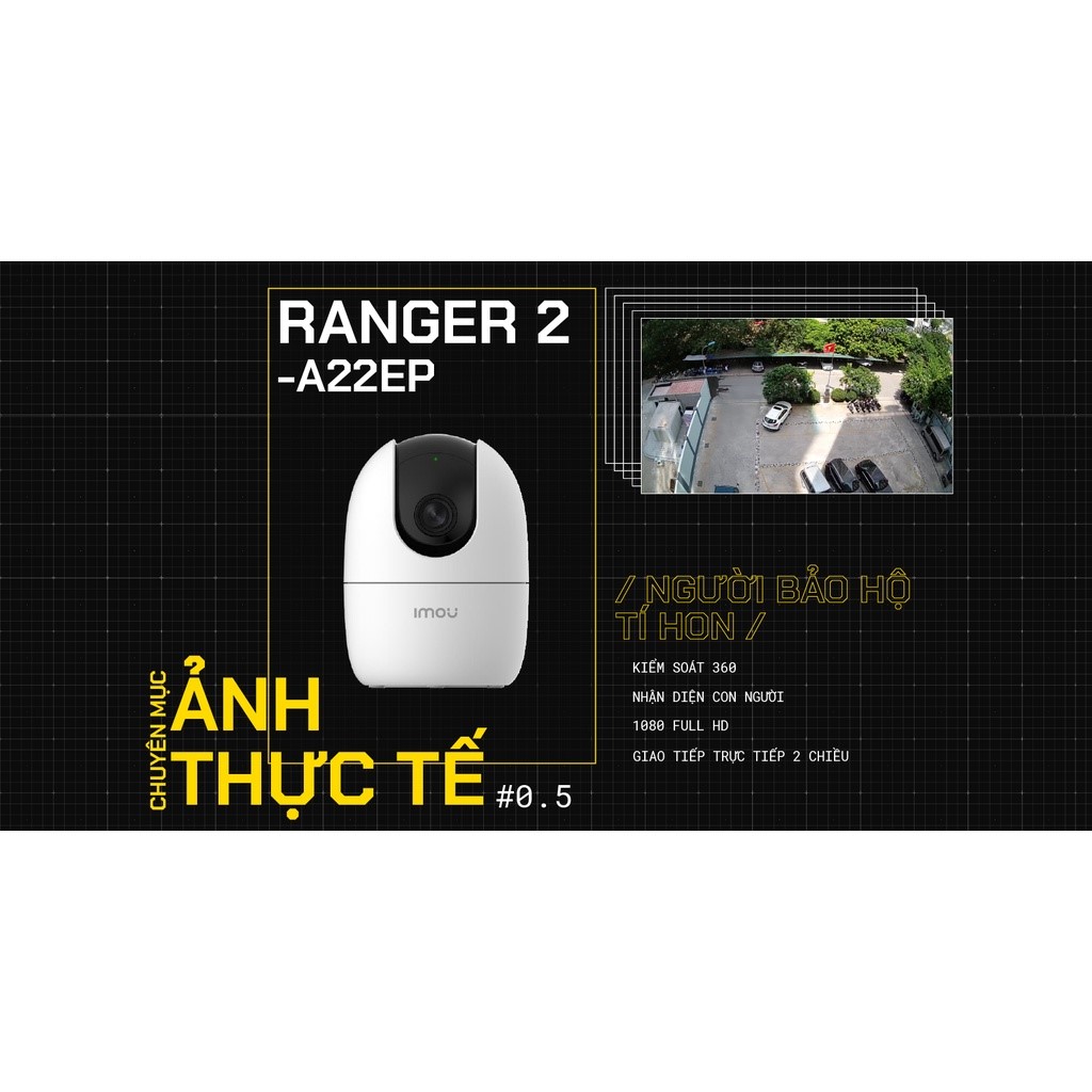 Camera Wifi trong nhà Imou Ranger A2 (2MP) I IPC-A22EP - Hàng Chính Hãng
