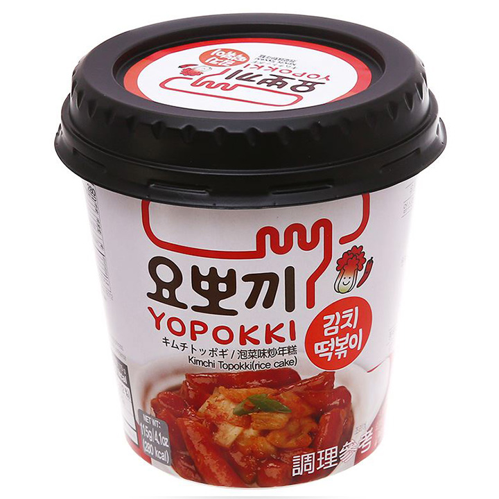 Bánh Gạo Young Poong Topokki Vị Kim Chi Nhập Khẩu Hàn Quốc Dạng Ly