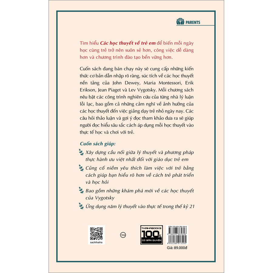 Các Lý Thuyết Về Trẻ Em Của Dewey, Montessori, Erikson, Piaget Và Vygotsky (Tái Bản 2023)