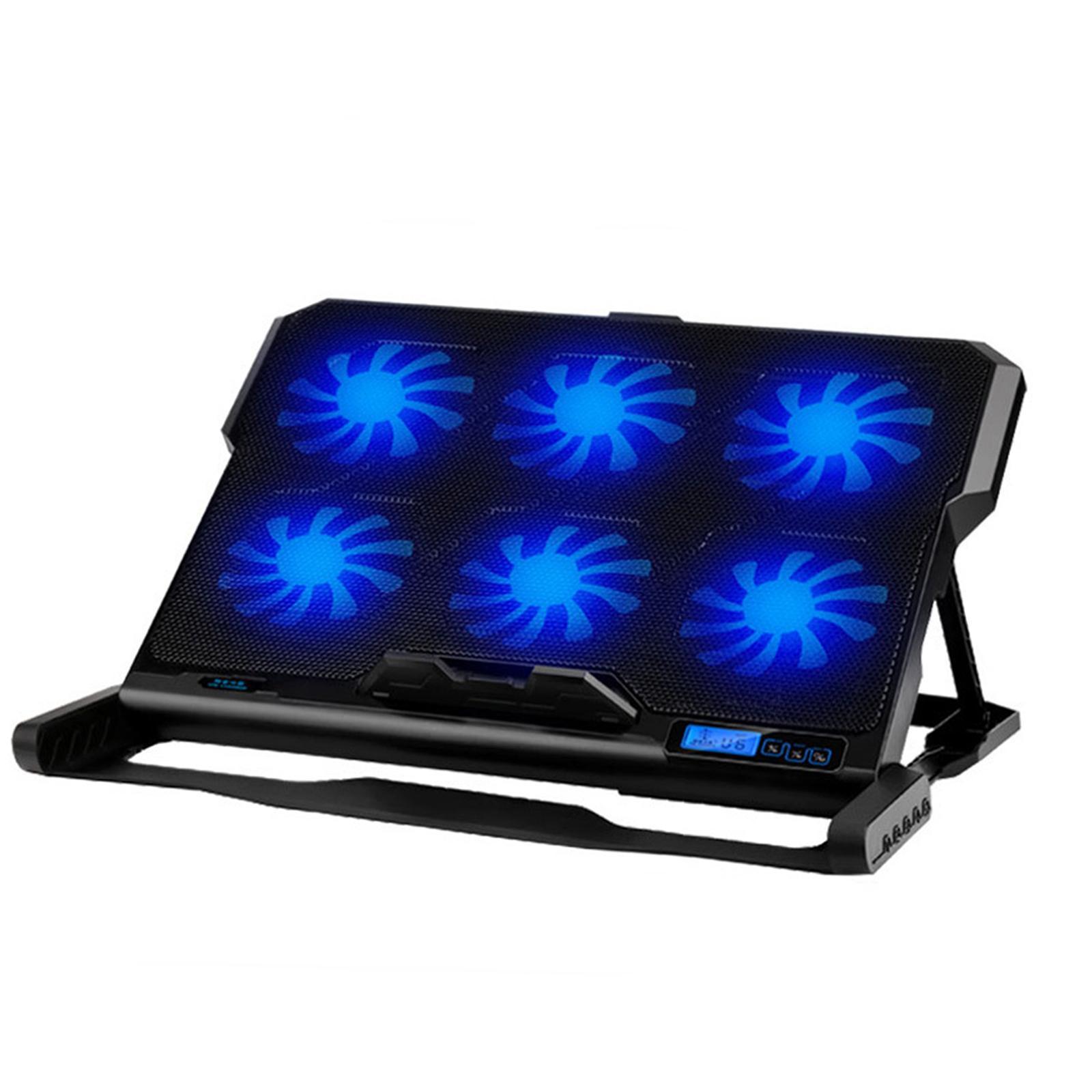 Laptop Cooling pad Notebook  Stand USB 1-5 Fans LED ~17"
