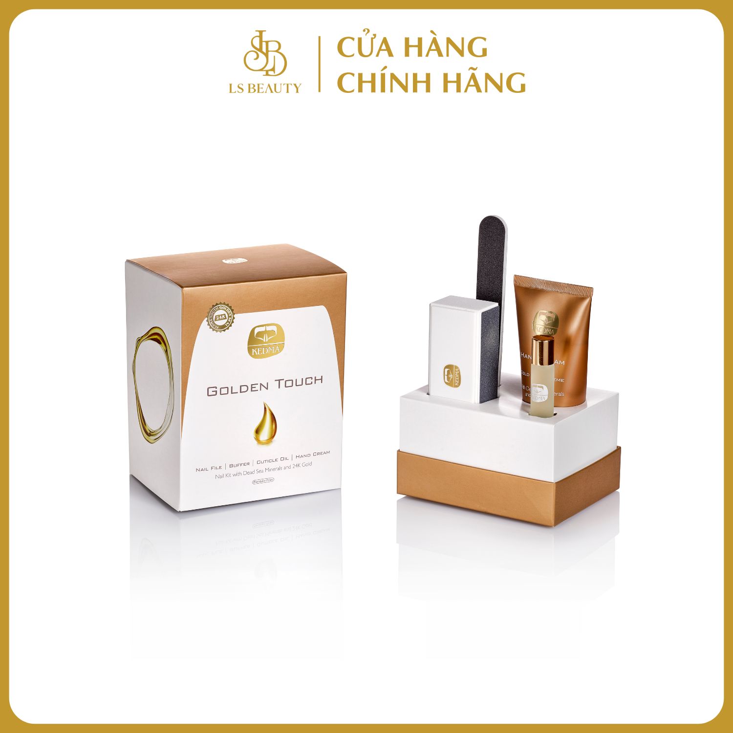 Bộ Dưỡng Móng - Nail Kit - Golden touch Kedma 400gr