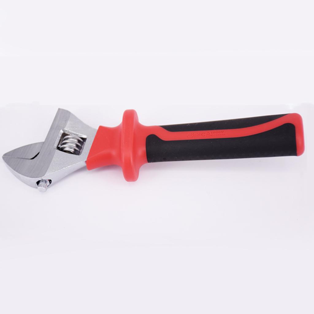 Adjustable Spanner Wrench Monkey Pipe Plumbers 1000V Insulated