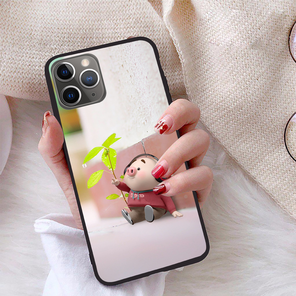 Ốp lưng dành cho iPhone 11 Pro viền dẻo TPU Bộ Sưu Tập Lợn Tết - Hàng chính hãng