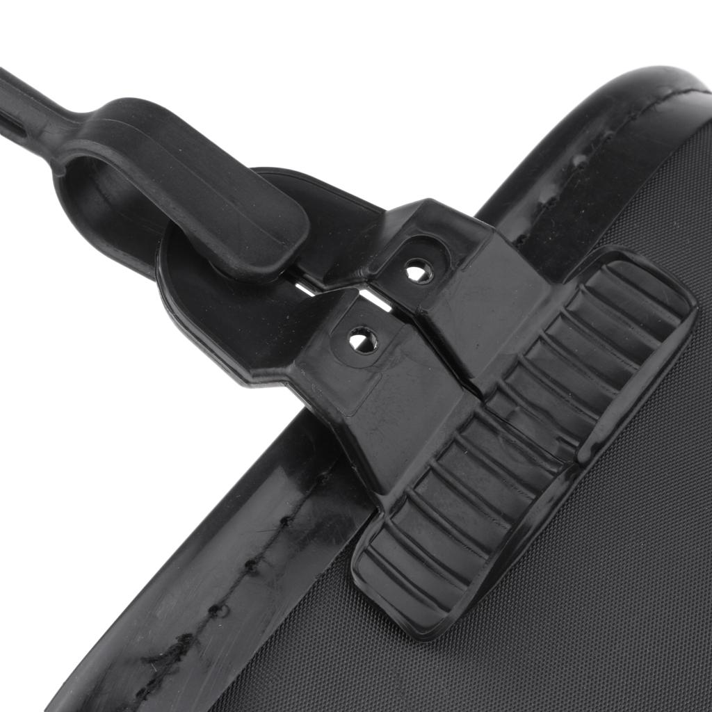 Collapsible Folding Fishing Bucket Outdoor Camping Panic Water Bucket Black
