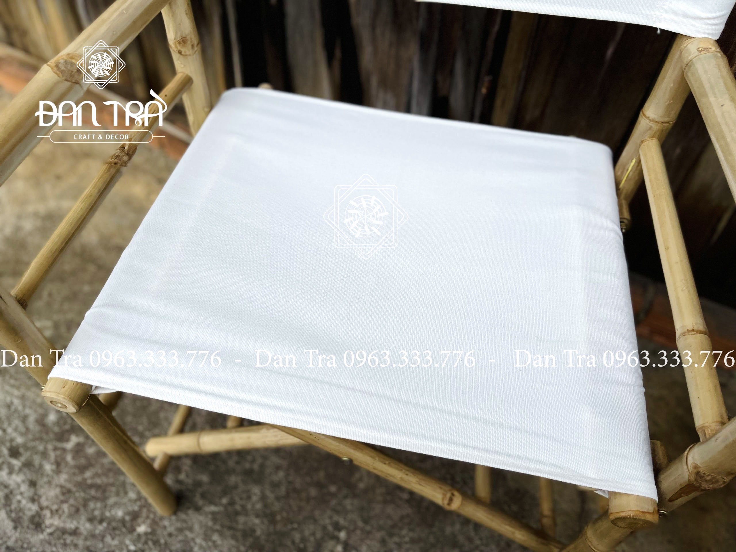 Ghế Tre Đạo Diễn Bạc Trắng Xuất Khẩu Đan Trà- Ghế Tre Decor Quán- Nội Thất Mây Tre Đan