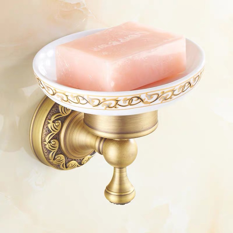 Giá đựng xà phòng nhà tắm bằng đồng cao cấp LI-GD404B – Phong cách cổ điển, sang trọng