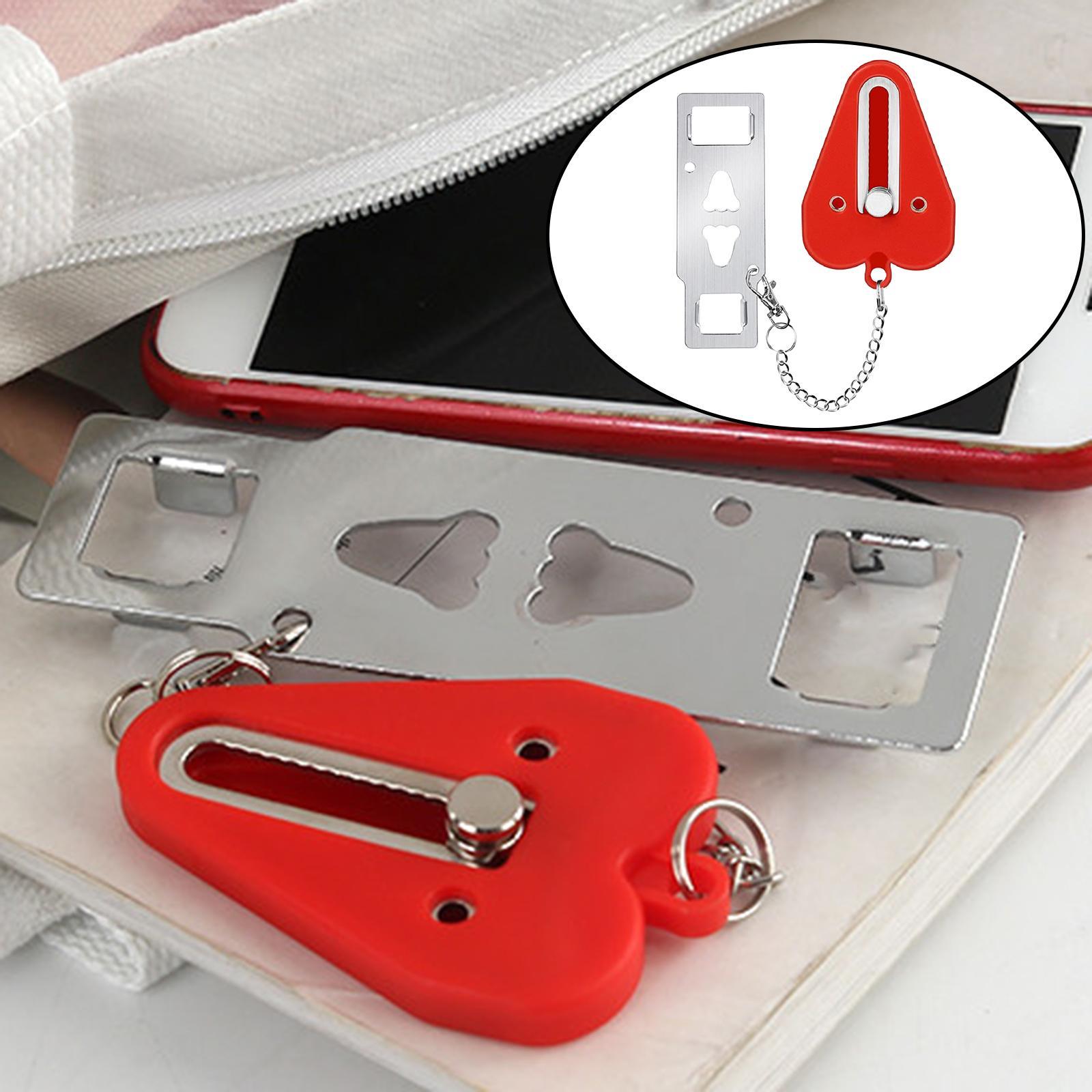 Anti- Security Portable Door Lock for Safety Personal No Drill Room