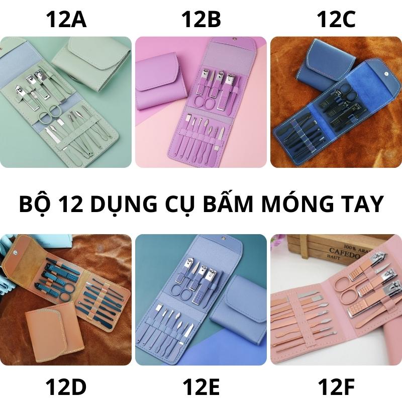 Bộ Bấm Móng Tay Cao Cấp Thép Không Gỉ - Bộ Cắt Móng Tay Tiện Lợi – Dụng Cụ Làm Móng Sandrine BMT1 - Hàng Chính Hãng