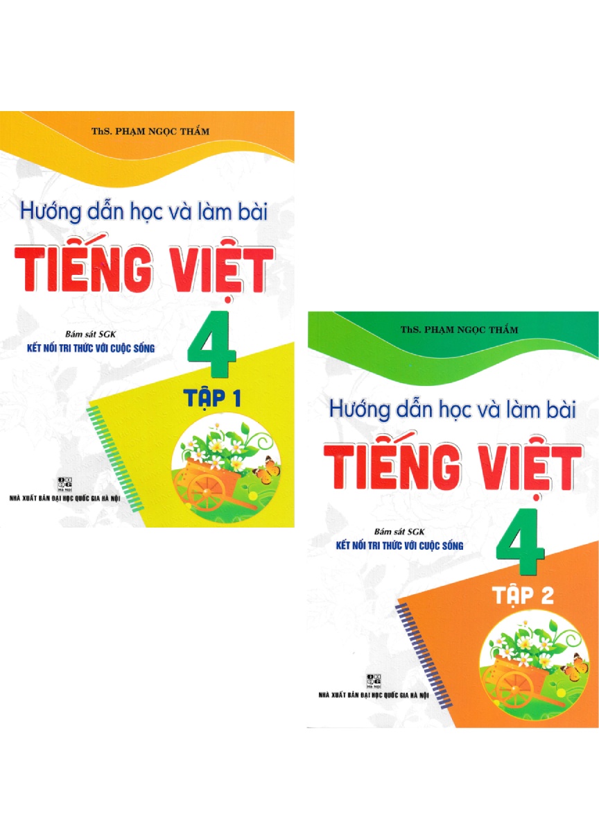 Combo Hướng Dẫn Học Và Làm Bài Tiếng Việt 4 - Tập 1 + 2  _HA