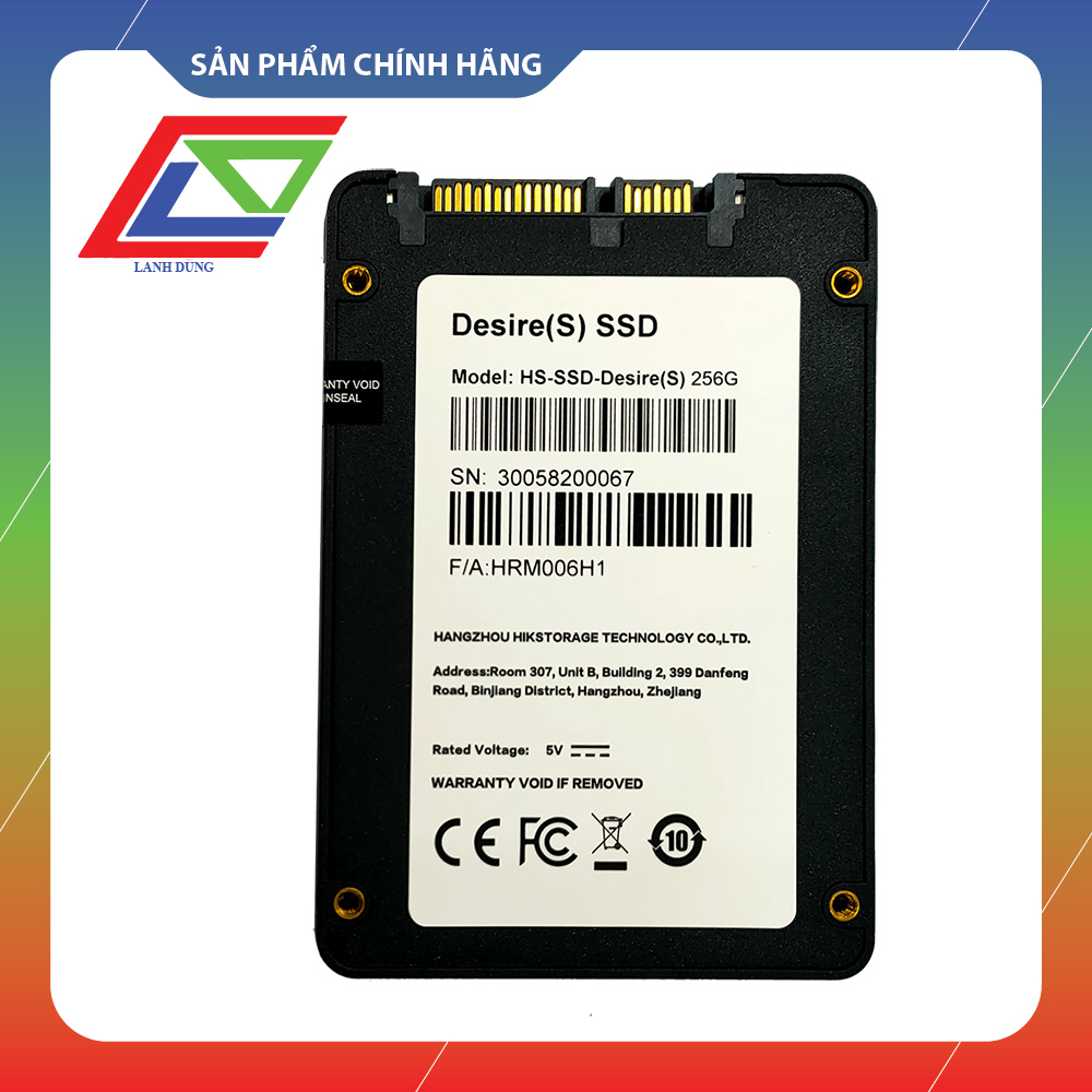 SSD Hikvision HS-SSD-Desire(S) 256G - Hàng chính hãng BH36 tháng