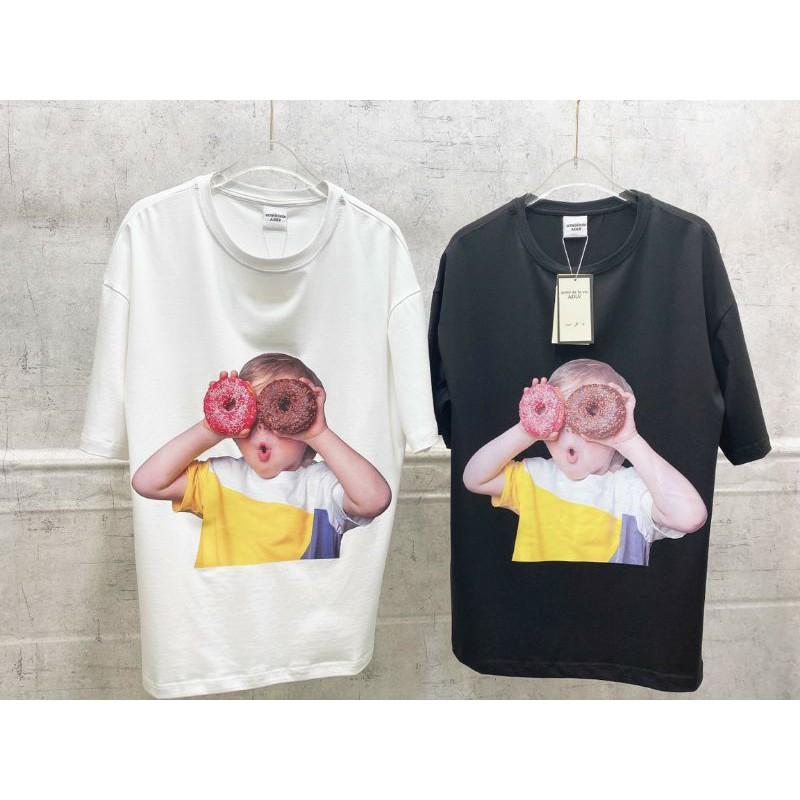 Áo thun Donut dễ cưng form to unisex