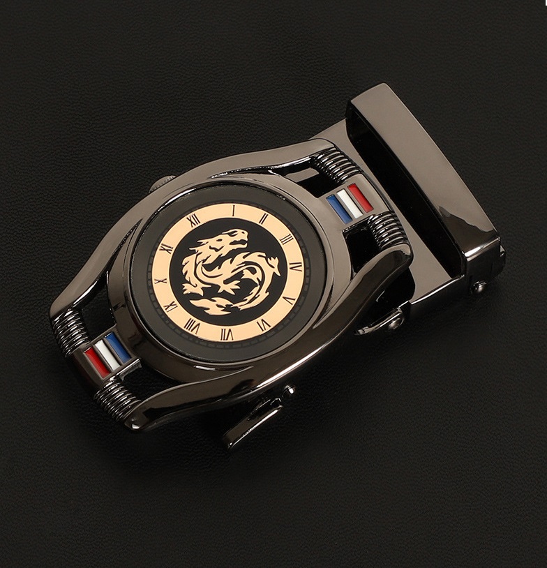 MẶT KHÓA THẮT LƯNG NAM KHÓA TÌ TRƯỢT TỰ ĐỘNG CHO DÂY RỘNG 3,5 CM , MÀU ĐEN