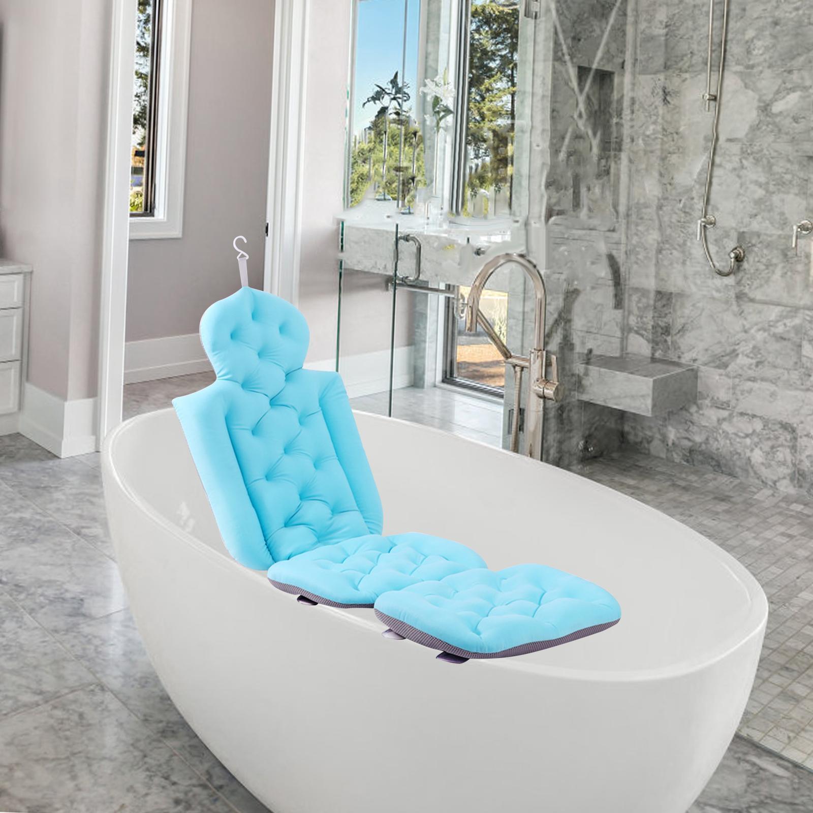 Bath Pillow Comfortable Bathtub Cushion Full Body Mat for SPA Bathroom