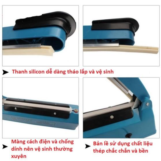 Máy hàn miệng túi nilon dập tay, Tăng dây gia nhiệt sơ cua