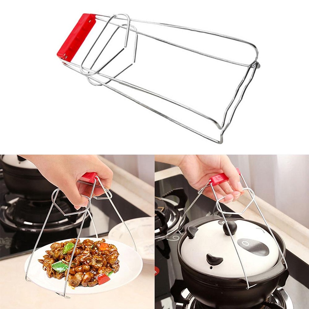 Kẹp Nhấc Nồi Đĩa Tô Inox V2 Mẫu Mới H230-C