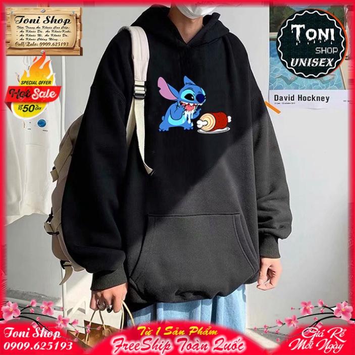 ÁO HOODIE STITCH - In Pet Siêu Bền Siêu Đẹp (HD6040 - Kèm Ảnh Thật) (TONI SHOP)