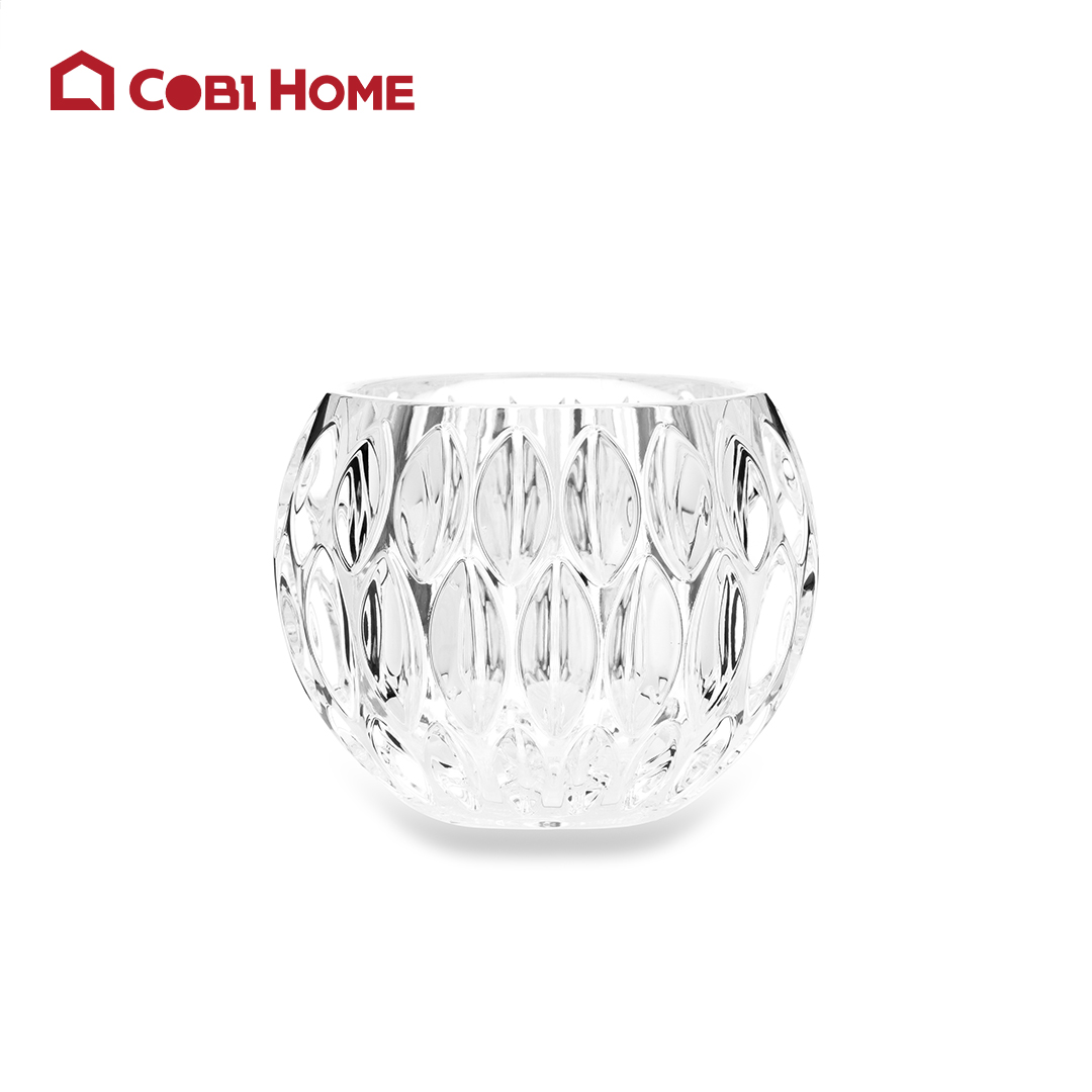 Bình hoa đa năng, bình hoa hình tròn thấp, bình hoa trang trí - nhiều size