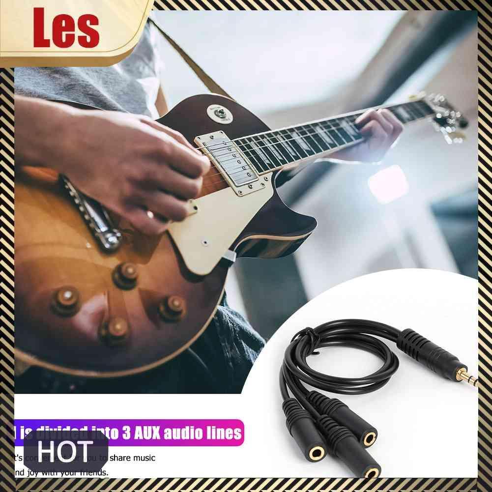 Dây Cáp Âm Thanh Chia 3 Cổng 3.5mm Thành 3 Cực