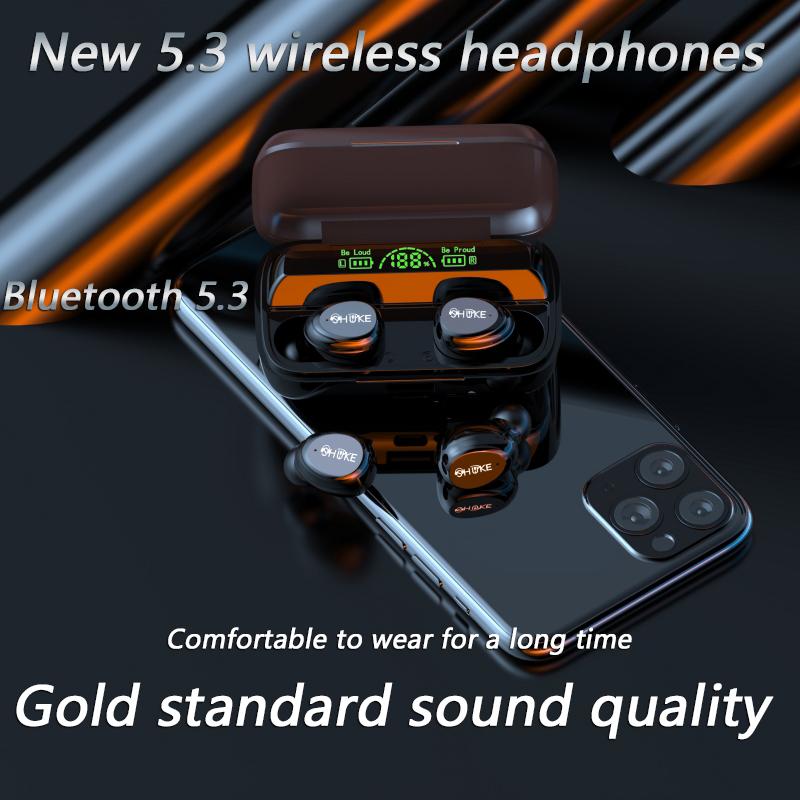 Tai nghe không dây Bluetooth 5.3 Tai nghe tai nghe latency thấp