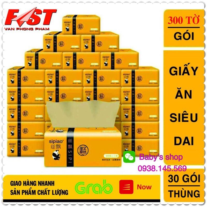 Giấy Ăn Gấu Trúc 300 Tờ/Gói (1 thùng 30 gói)