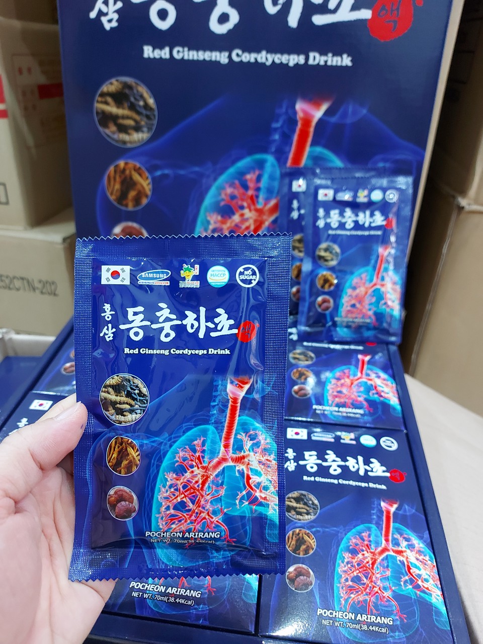 NƯỚC HỒNG SÂM LINH CHI ĐÔNG TRÙNG HẠ THẢO