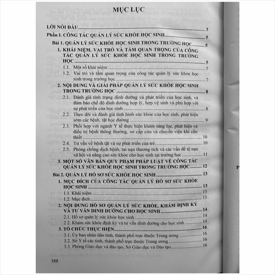 Sách Tài Liệu Dành Cho Cán Bộ, Giáo Viên, Nhân Viên – Công Tác Quản Lý Sức Khỏe Học Sinh, Chăm Sóc Sức Khỏe Sinh Sản, Sức Khỏe Tâm Thần và Phòng Chống Tác Hại Của Chất Gây Nghiện Trong Nhà Trường - V2465T