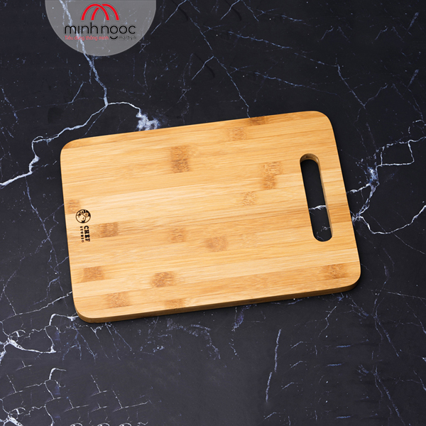 Thớt tre Chef Studio hình chữ nhật 34x24x1.5cm, MSP-CB22M. Cắt, thái rau củ, dùng decor món ăn, bày trí