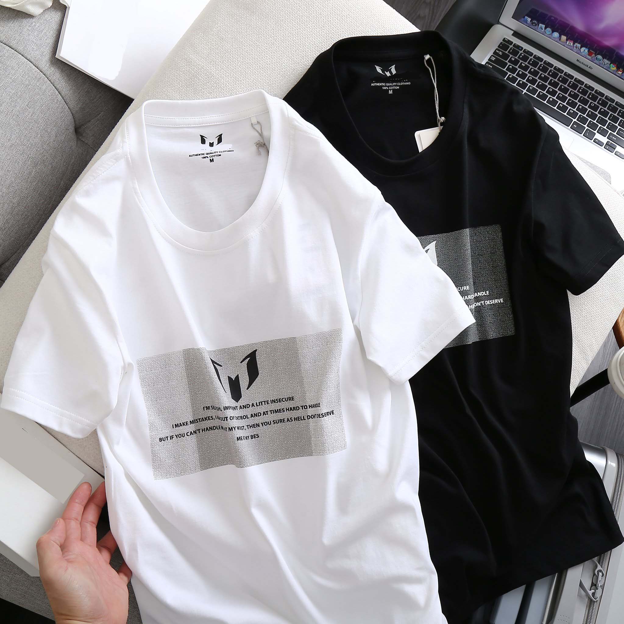 ÁO THUN THỜI TRANG NAM FORM RỘNG CỔ TRÒN IN CHỮ, CHẤT THUN COTTON SINGLE THOÁNG MÁT - LZ FASHION - LZPS146