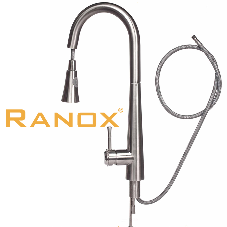 Vòi rửa bát rút dây cao cấp RANOX RN2238