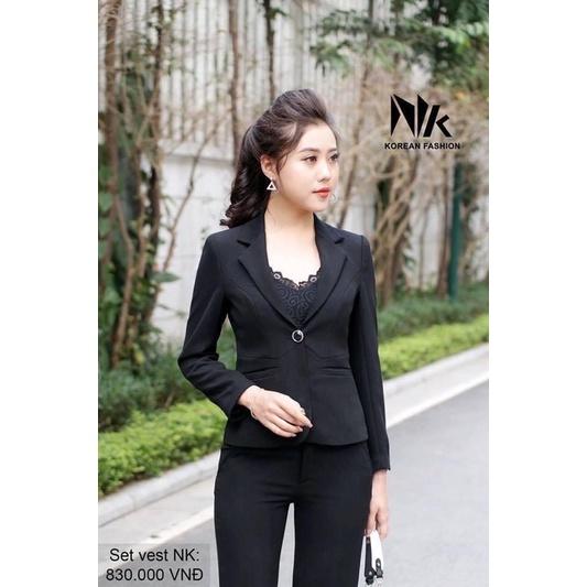 Set vest 2 lớp cơi túi hàng NK sale sốc
