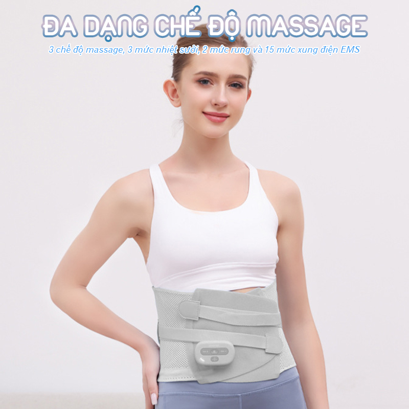 Đai cố định và massage lưng Nikio NK-253 - Giải pháp cho những người hay đau nhức lưng
