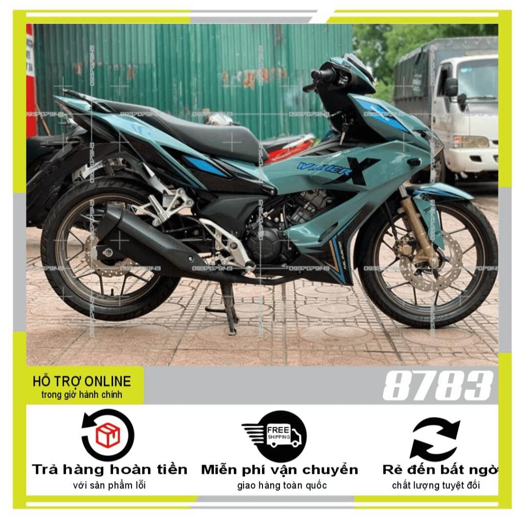 TEM RỜI WINNER X DÁN XE XÁM XI MĂNG 8783 - BI DECAL