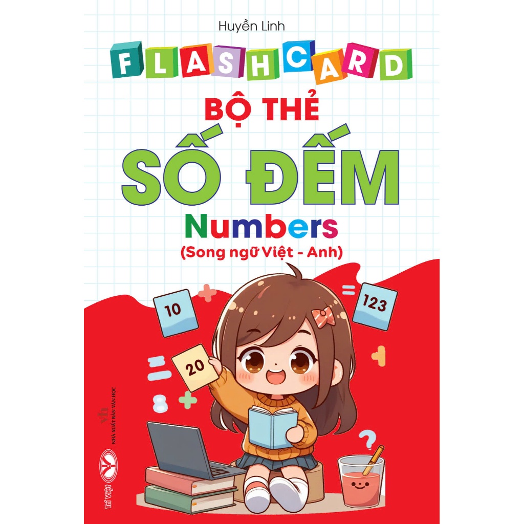 Bộ Thẻ Học Thông Minh Cho Bé - Flashcard Song Ngữ Việt - Anh- Bộ thẻ Số đếm - Numbers - Khổ 10x15cm - Trí Việt
