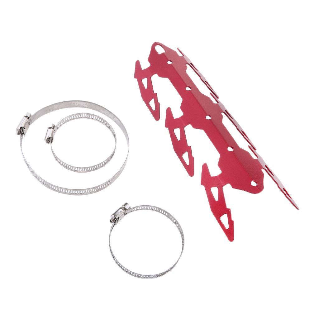 24cm Motorcycle Exhaust Muffler Pipe Leg Protector Heat Shield Cover