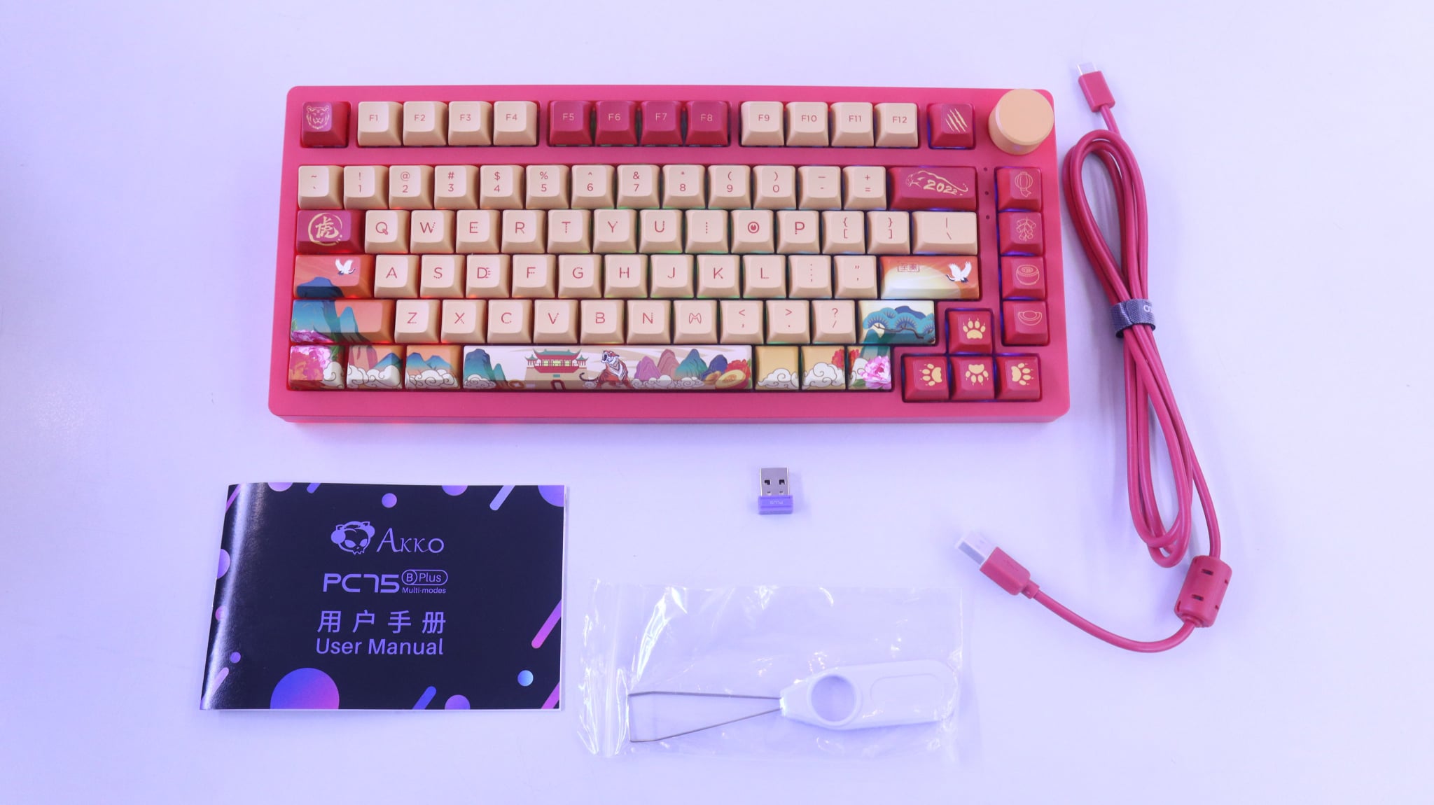 Bàn phím AKKO PC75B Plus Year of Tiger - AKKO CS Switch _Hàng chính hãng