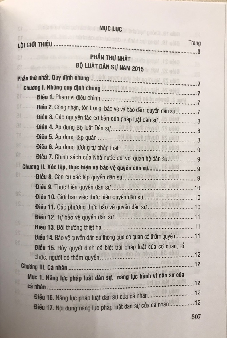 Sách Bộ Luật Dân Sự Năm 2015 Và Các Văn Bản Hướng Dẫn Thi Hành Mới Nhất Năm 2021