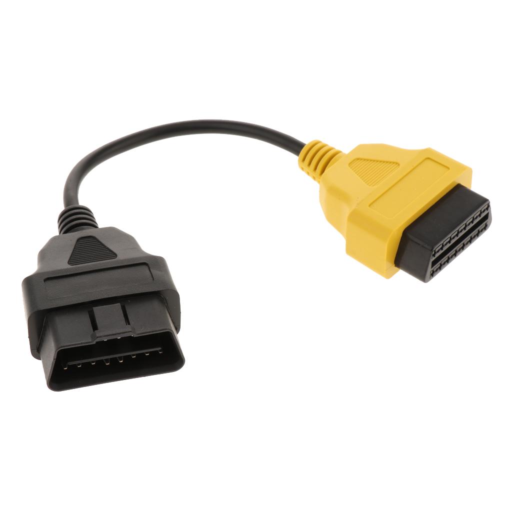 Ecu Scan 3PCS Portable ECU Scan 16Pin  Adaptors Cable Set Fit for Fiat