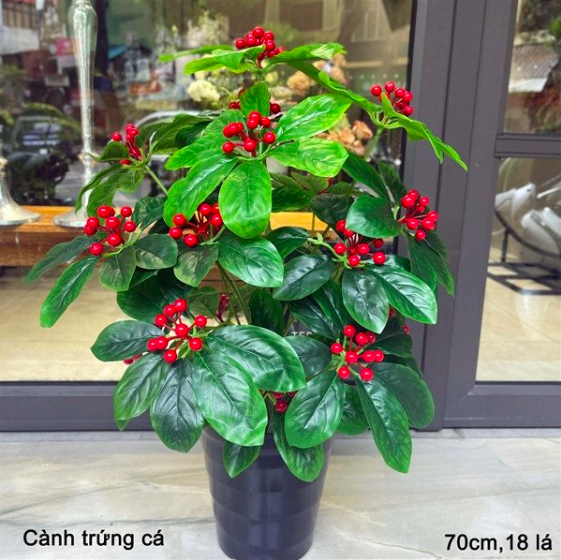 Cây kim ngân lượng giả - Size từ 70cm đến 160cm - Cây giả, hoa lụa Decor trang trí nhà cửa