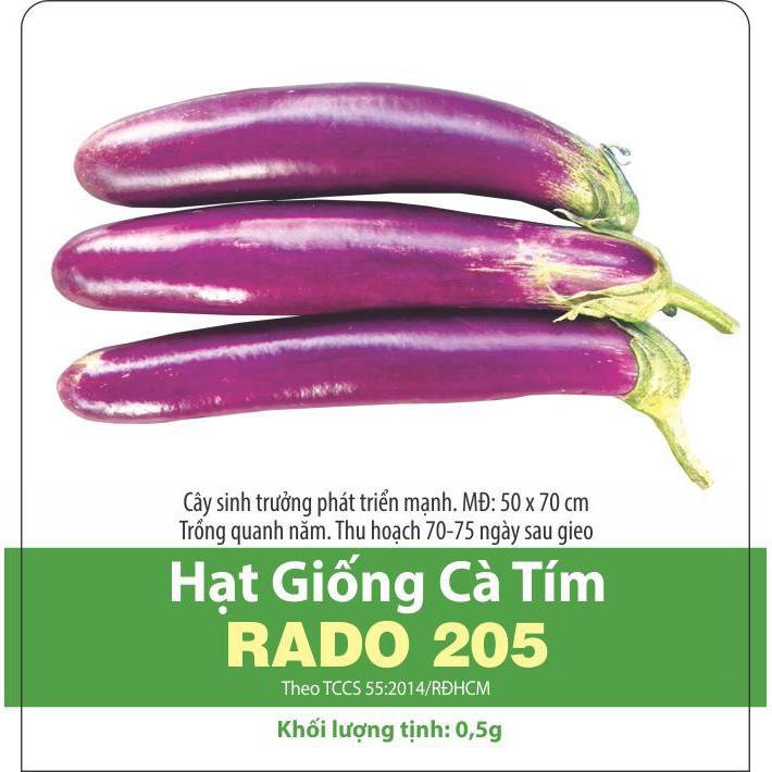 Hạt Giống Cà Tím  2.5Gram