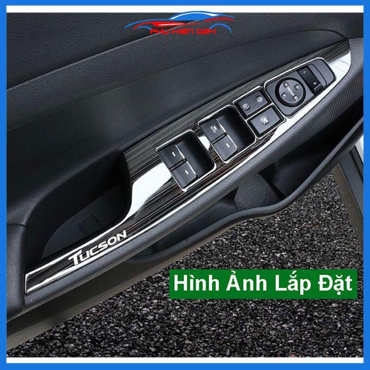 Ốp nội thất Tucson 2018-2019-2020-2021 vân Titan bảo vệ chống trầy xước và làm đẹp xe