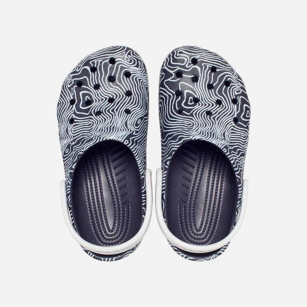 Giày nhựa trẻ em Crocs Classic Topographic - 208313-4LF