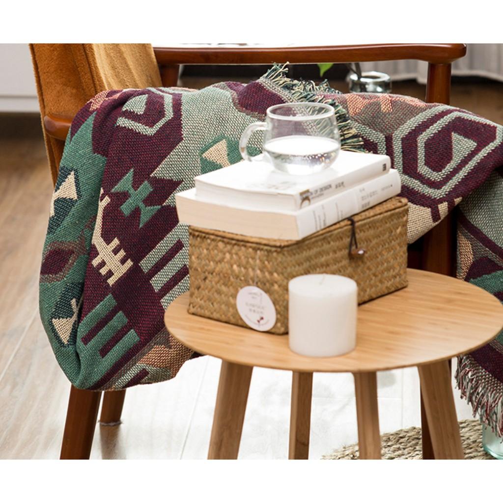 Thảm Thổ Cẩm, Thảm phủ Sofa, Thảm Vintage 130x180cm HK96