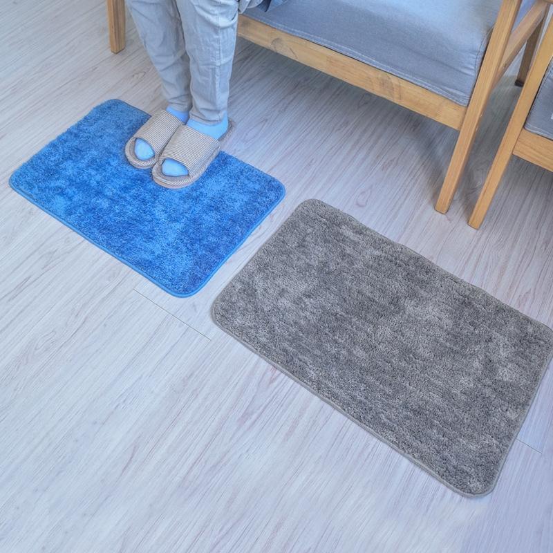 Thảm Chùi Chân Chống Trượt Màu Xám