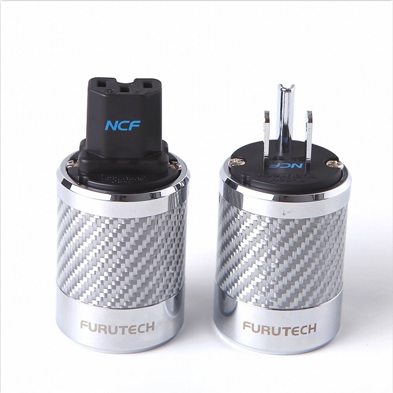 Đầu Jack Nguồn Furutech Carbon Fi 50M NCF - Hàng Chính Hãng